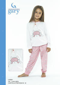 PIGIAMA BAMBINA M/L L20001 Tellini S.r.l. Ingrosso Abbigliamento